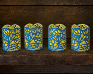 How they look when candle is on